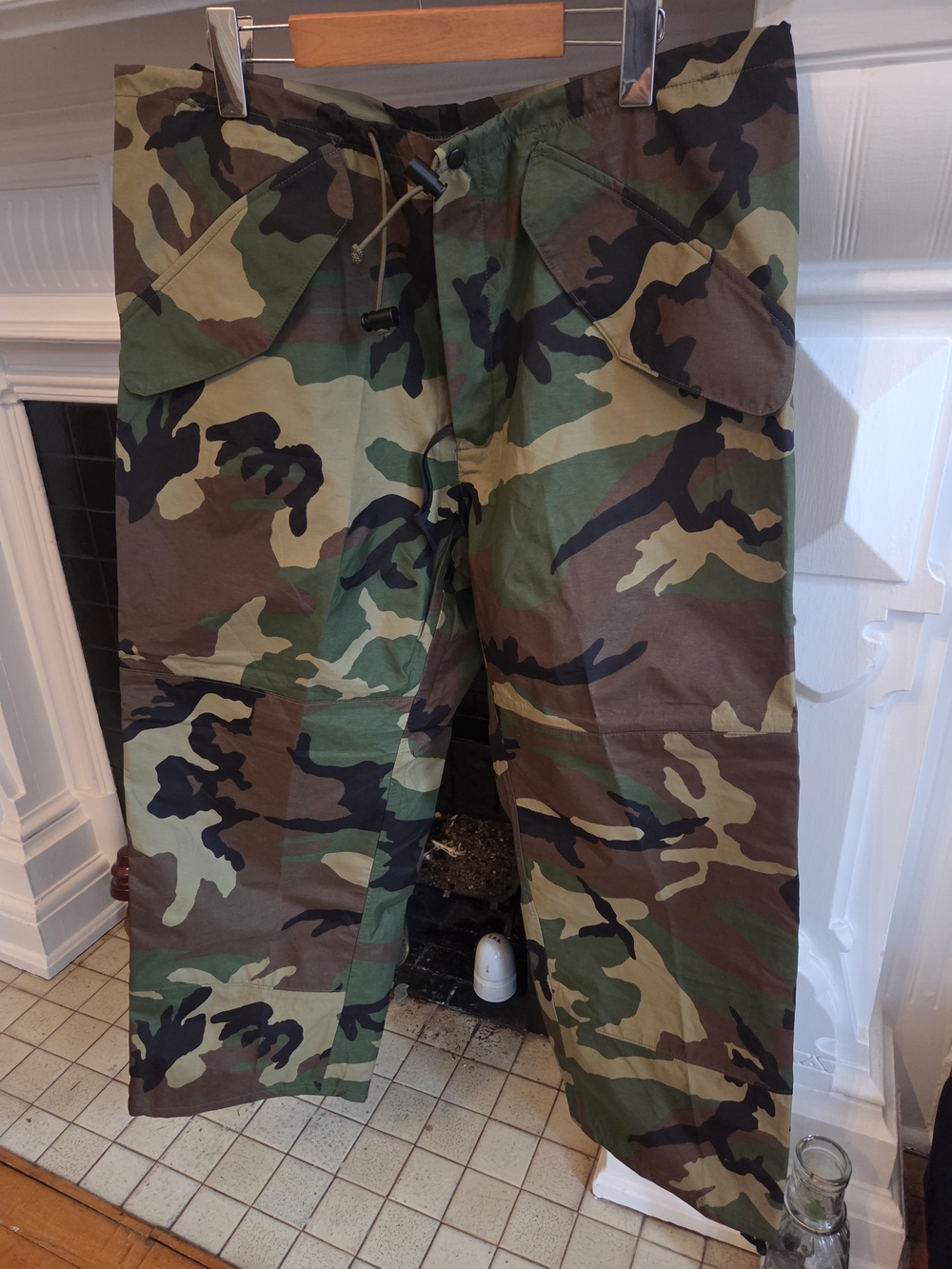Military ECWCS (Extended Cold Weather Clothing System) camouflage trousers - M